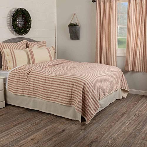 Piper Classics Market Place Red California King Quilt