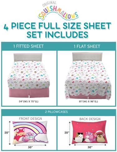 Squishmallows Super Soft Microfiber Bedding Set