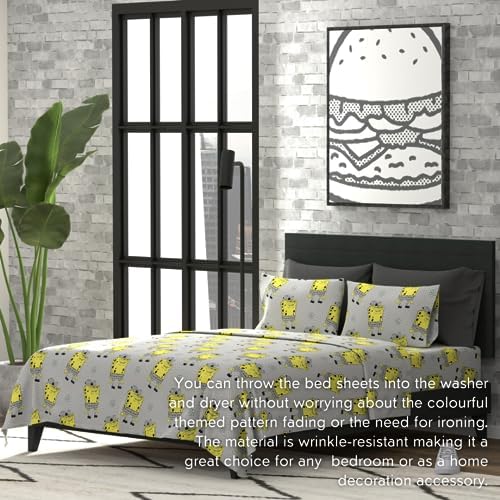 SpongeBob SquarePants Microfiber Queen Bedding Set