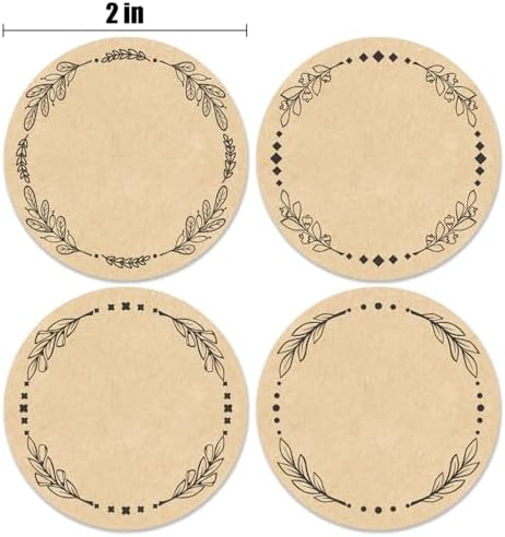 500 Label Stickers for Cans Mason Jars Crafts
