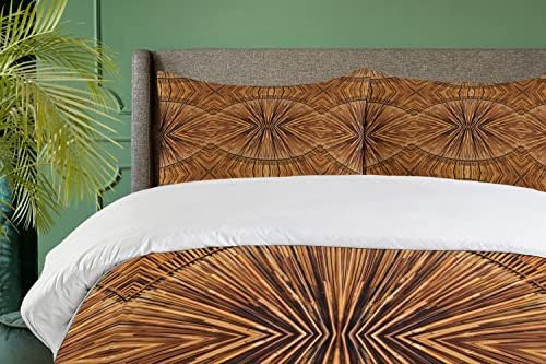Ambesonne Burning Rapid Responsive Tribal Duvet Cover Set
