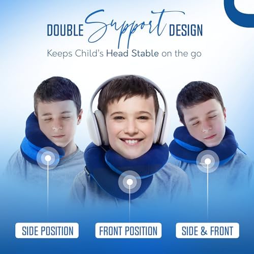 BCOZZY Kids Travel Neck Pillow Comfort Support for Little Ones