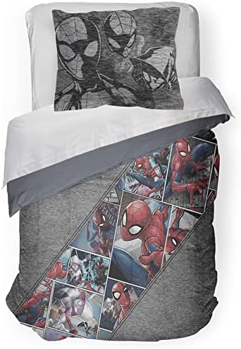 Unforgettable Spider-Man Comforter Sham Set for Kids