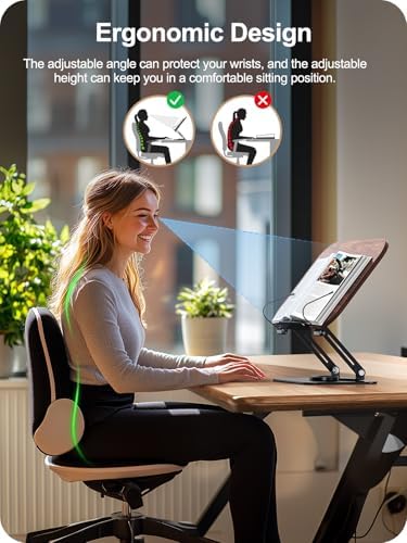 Ergonomic 360 Adjustable Book Stand for Comfortable Reading