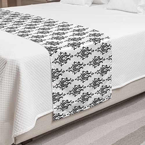 Double Layer Bed Runner Baroque Style