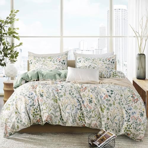 Floral Queen Duvet Cover Set