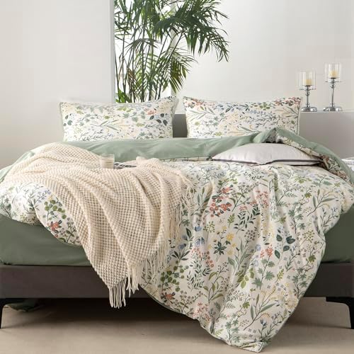 Floral Queen Duvet Cover Set