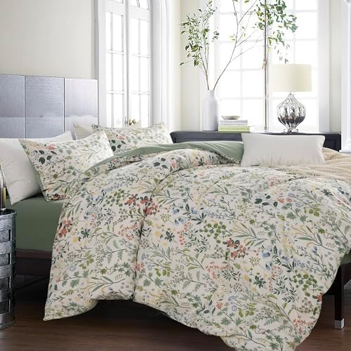 Floral Queen Duvet Cover Set