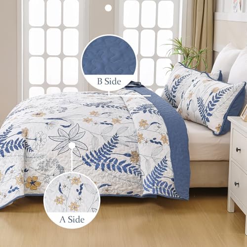Anibedding Floral Quilt King Set