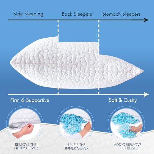 Cooling Memory Foam Pillow for All Sleepers