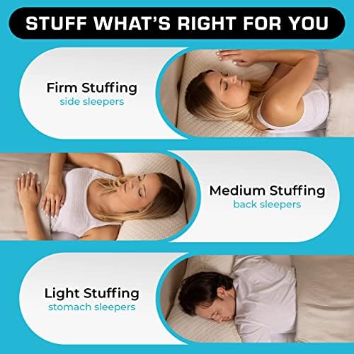 Adjustable Memory Foam Pillow for Side Back Stomach Sleepers