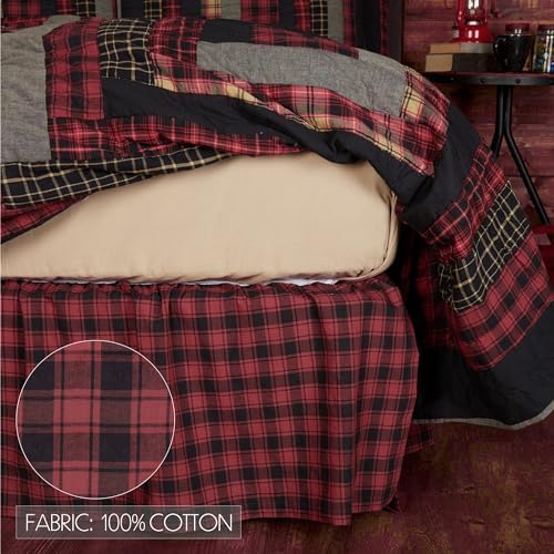 Sturdy Rustic Country King Bed Skirt