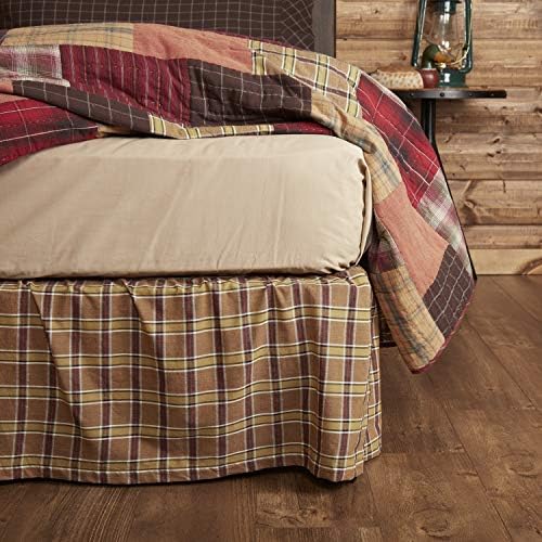 Vitshere VHC Brands Wytt Beding Accssy Qeen Skirt 60x80x16 Plvd Tn