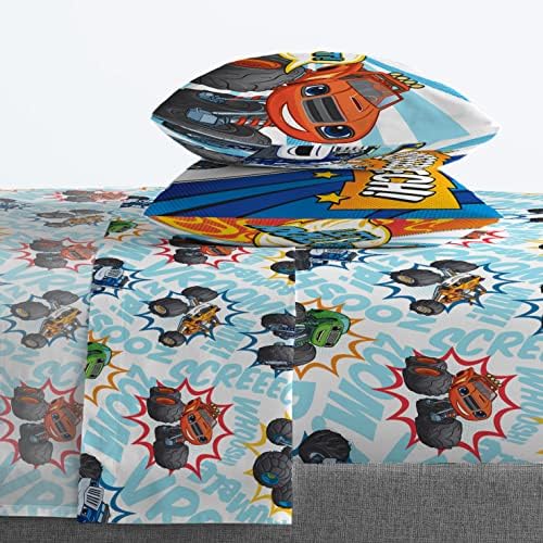Jay Franco Blaze and Monster Machines Sheet Set for Kids