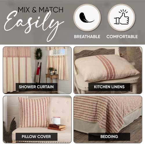 Piper Classics Market Place Red California King Quilt