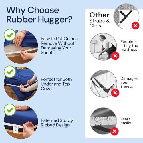 Keep Sheets Tightly Bound with the Rubber Hugger Bed Holder
