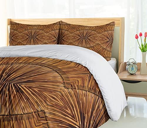 Ambesonne Burning Rapid Responsive Tribal Duvet Cover Set