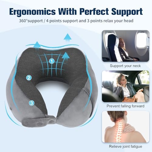 Memory Foam Travel Pillow