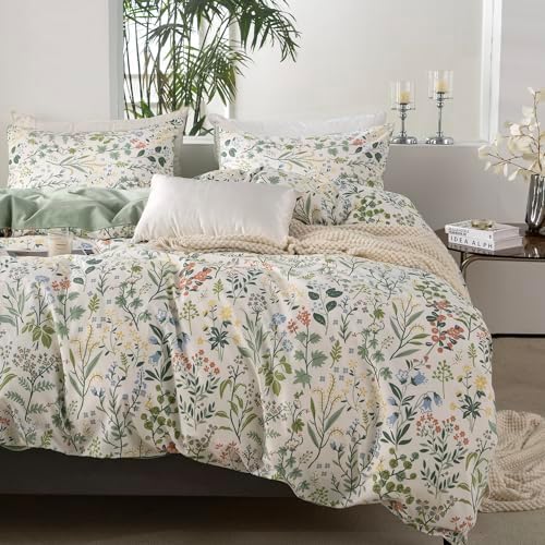 Floral Queen Duvet Cover Set
