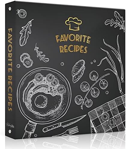 Personalized Recipe Binder for the Kitchen