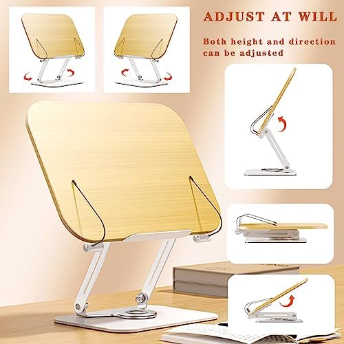 Book Stand for Reading Hands-Free