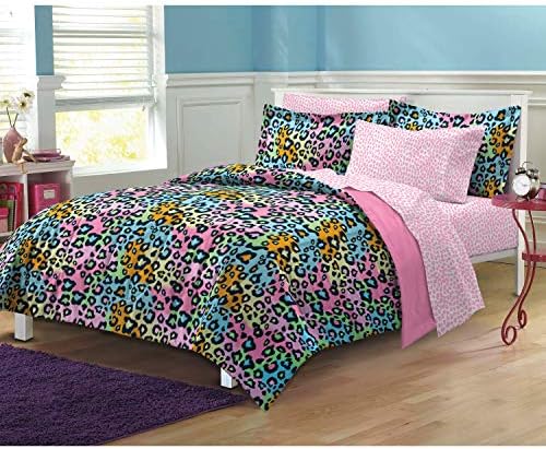 My Room Neon Leopard Kids Comforter Set