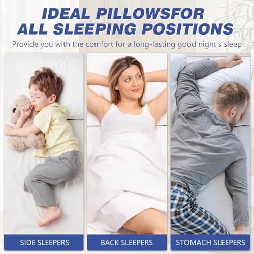 Cooling Bed Pillows 2-Pack Set