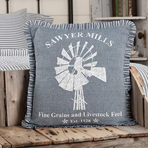 Chambray Farmhouse Pillow VHC Brands