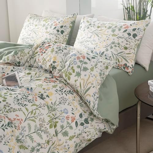 Floral Queen Duvet Cover Set