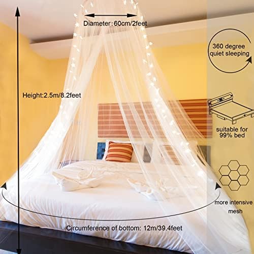 Starry Night Lights Bed Canopy