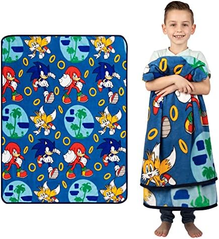 Sonic The Hedgehog Cozy 46x60 Throw Blanket