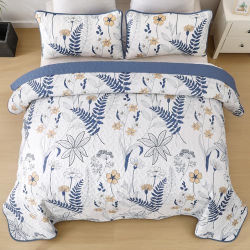 Anibedding Floral Quilt King Set