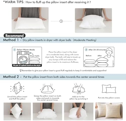 Premium 7D Fiber Pillow Insert for Soft Comfort Style