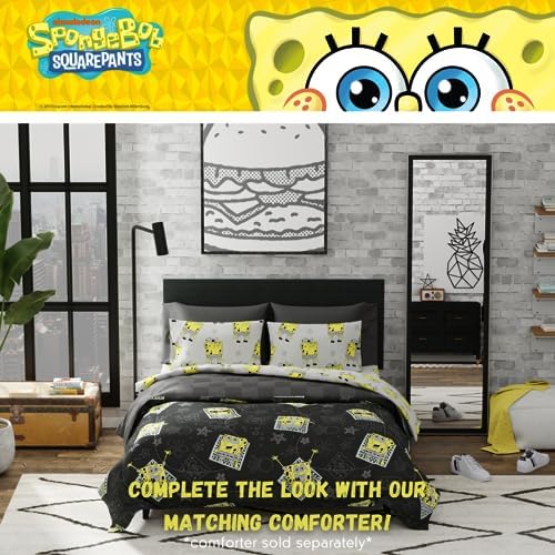 SpongeBob SquarePants Microfiber Queen Bedding Set