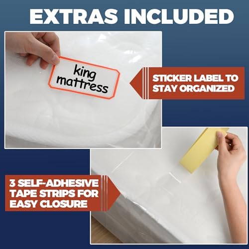 Storage Standard KingMattress Bags for Moving Storage