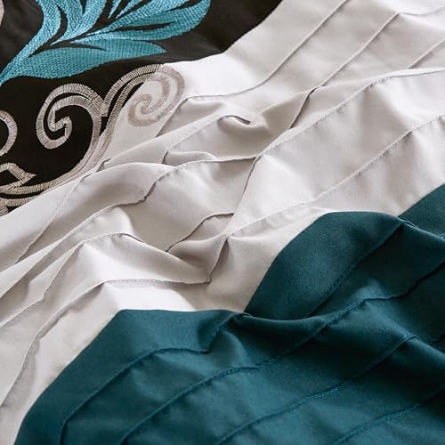 Chezmoi Collection Luxury Leaves Comforter Set