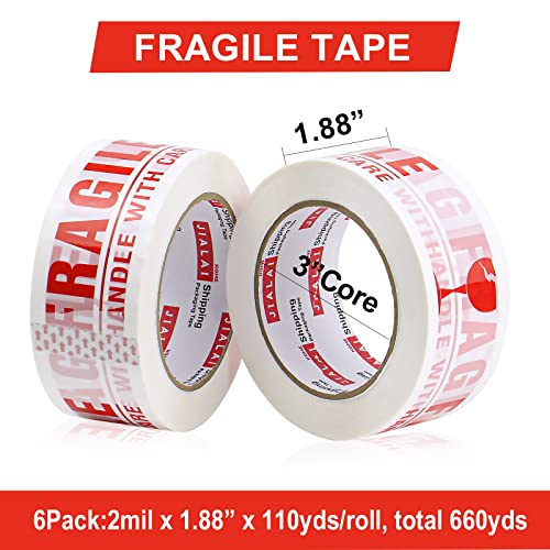 Fragile Tape with Care Sealing for Heavy-Duty Use