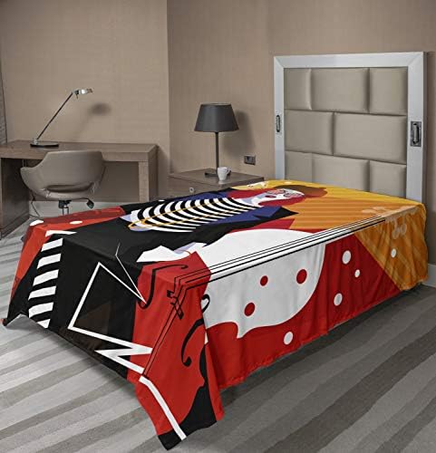 Ambesonne Abstract Woman Flat Sheet