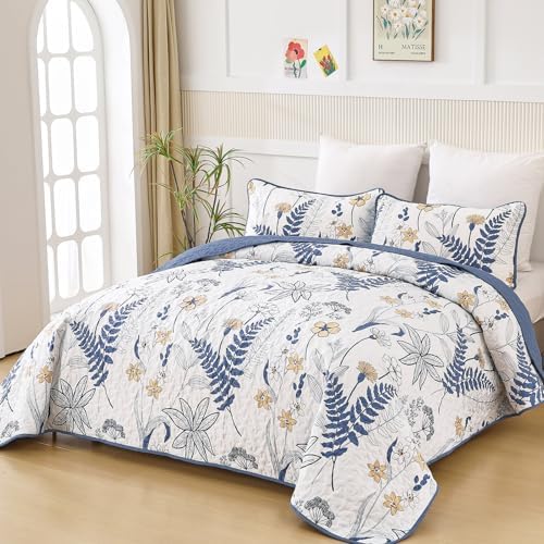 Anibedding Floral Quilt King Set