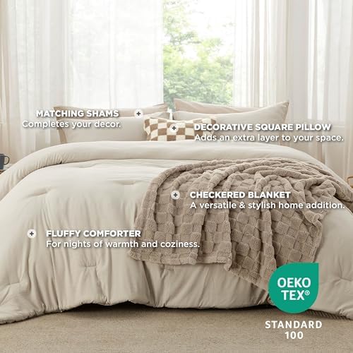 Bedsure Queen Comforter Set 5 Pieces 1
