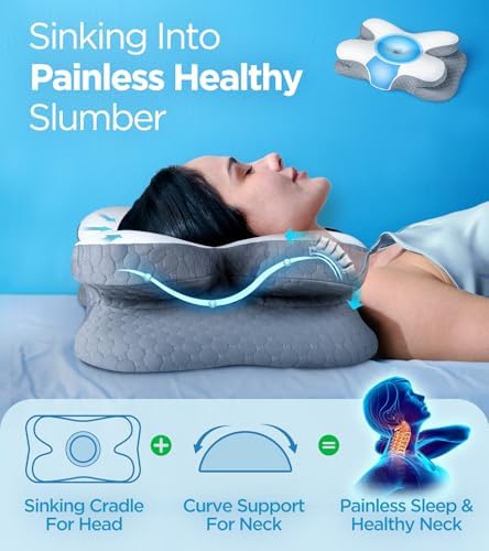 Cooling Ergonomic Cervical Pillow
