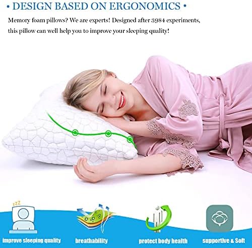 Cooling Memory Foam Pillow for All Sleepers
