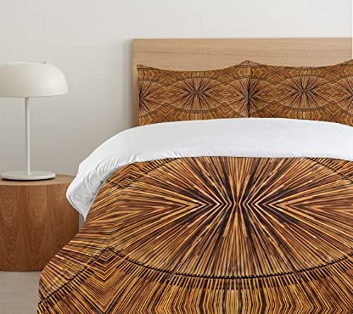 Ambesonne Burning Rapid Responsive Tribal Duvet Cover Set