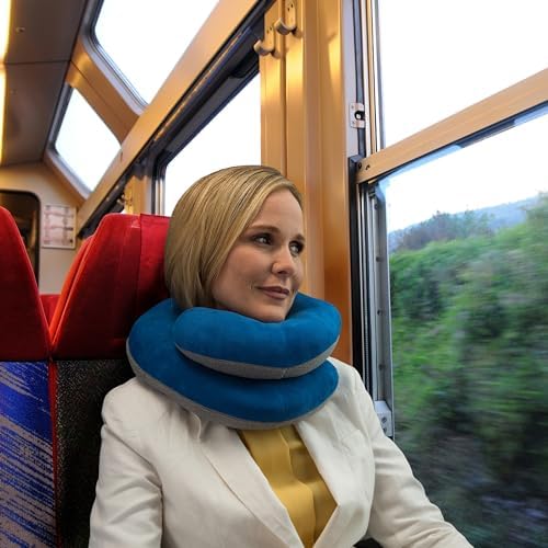 Travelon Deluxe Wrap-n-Rest Pillow CobaltGray - Neck Head Comfort