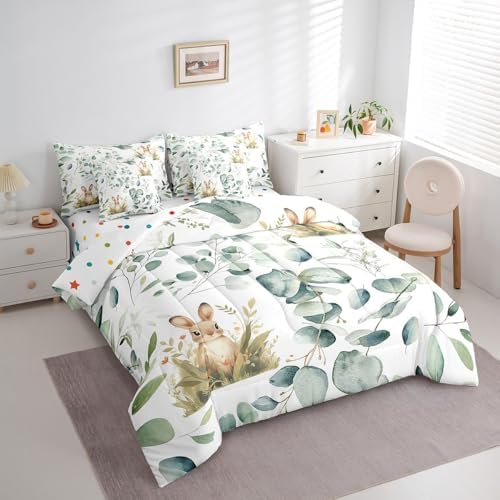 Erosebridal 7-Piece Bunny Bedding Comforter Set
