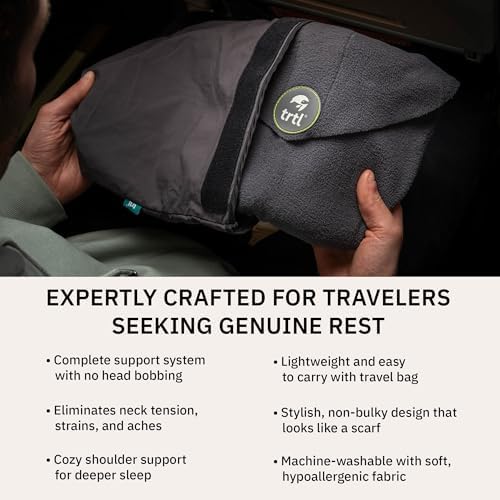 Travel Pillow with Neck Support for Airplanes - following your own pace