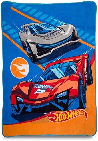 Childrens Cozy Hot Wheels Blanket