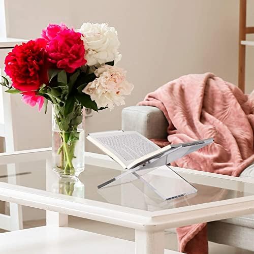 Devey Acrylic Book Holder 2-Piece Clear Set