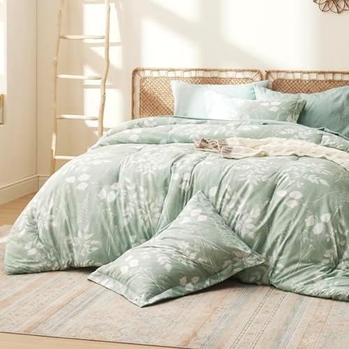 Floral Sage Green Bed in a Bag