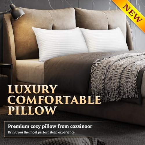 Luxury Microfiber Bed Pillows Set for Rejuvenation